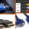 Conexões AV – VGA – HDMI