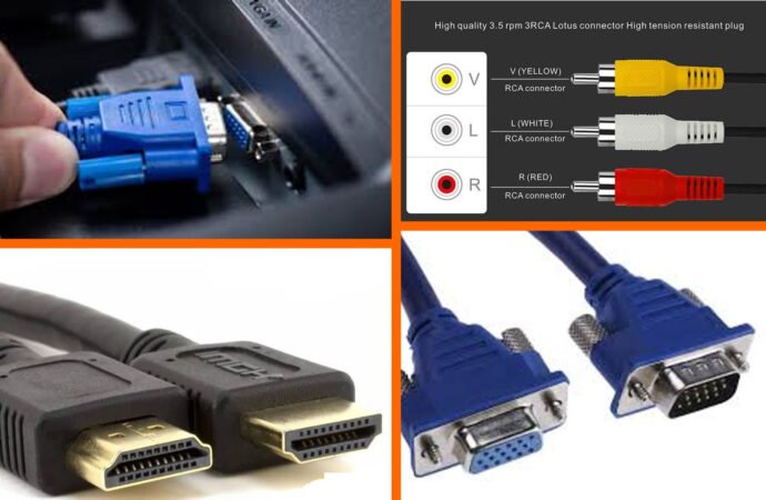 Conexões AV – VGA – HDMI
